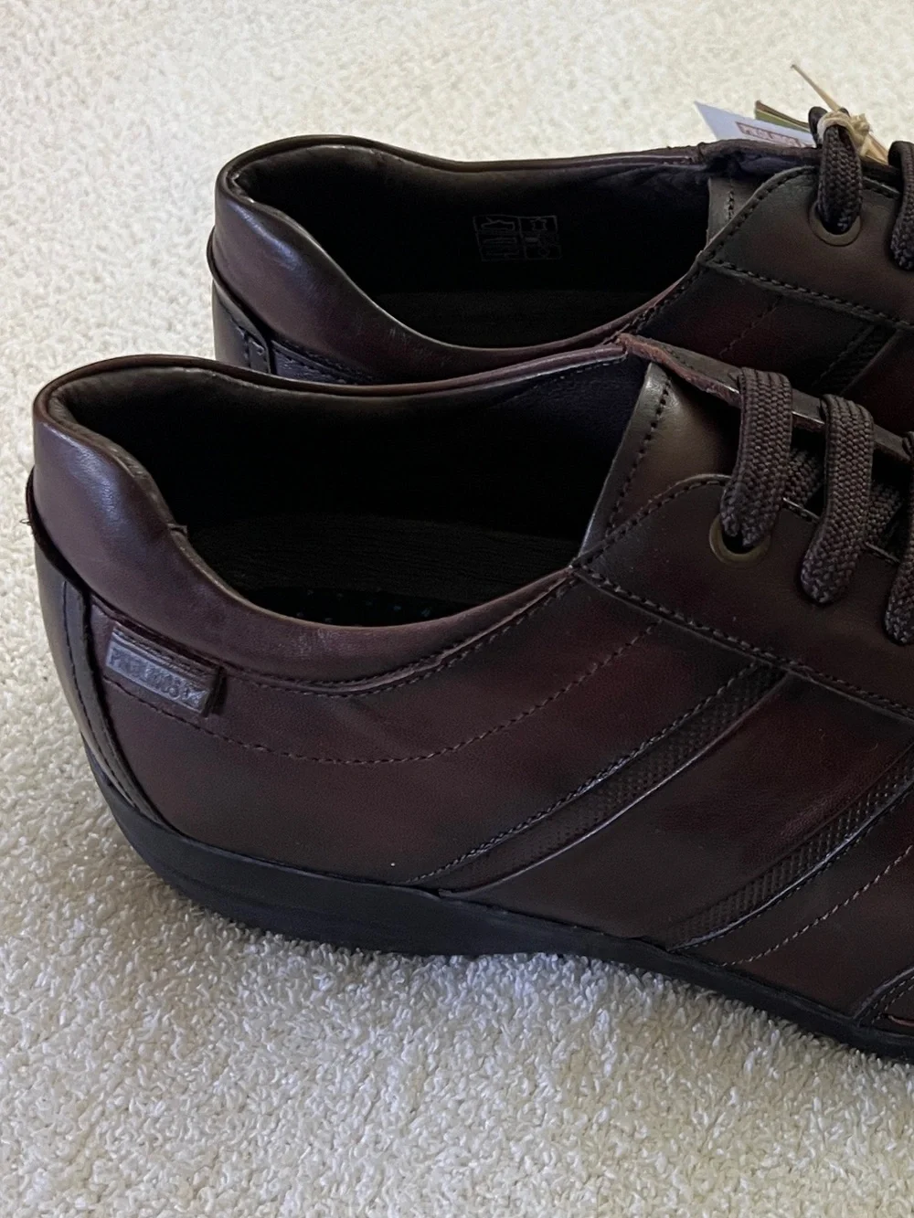 Pikolinos Men’s Leather Sneakers Brown EU 44 US 10-10.5 NWT